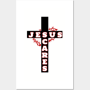 WWJD? Jesus Cares/Jesus Scares Posters and Art